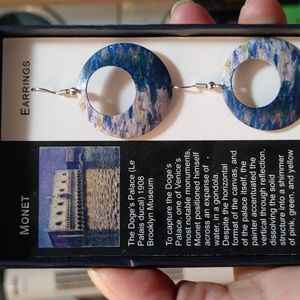 Museum Reproduction Earrings NWOT